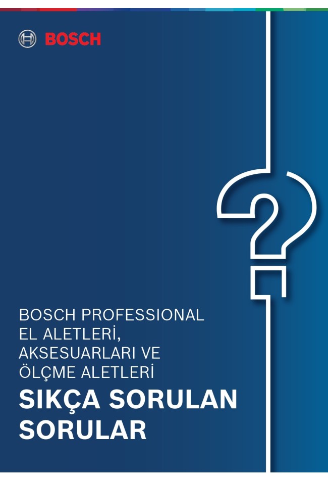 Bosch Profesyonel El Aletleri, Aksesuarları ve Ölçme Aletleri