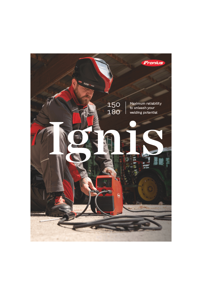 Fronius Ignis Kaynak Makinaları Ürün Kataloğu
